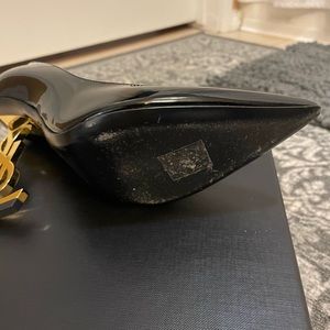 Saint Laurent Opyum 110 ysl heel black size 36.5